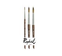 Raphael 85046 - Mini pennello per acquerello da viaggio, imitazione martore, pennello Precision n. 0 1. 2 (Raphael Francia)