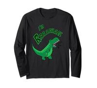 Raphael I'm Rrraphael Cute T-Rex Dino Roar Nome per Bambini Maglia a Manica