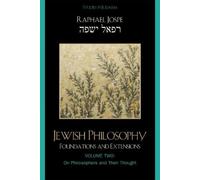 Raphael Jospe Jewish Philosophy (Tascabile) Studies in Judaism