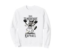 Raphael - Nome da Ragazzo con Un diavoletto Carino Felpa