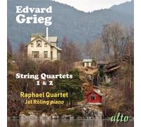 RAPHAEL QUARTET / JET ROLING Edvard Grieg / String Quartets No.S 1 & 2 CD NUOVO