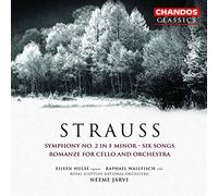 Jarvi / RSNO / Raphael Wallfisch – Richard Strauss: Sinfonia n.2, Romanze e Sei canzoni – CD – NAXOS