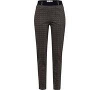 Raphaela by Brax Lillyth 3-Colour Minimal Print Pantaloni, Verde Oliva Scuro, 38W x 32L Donna