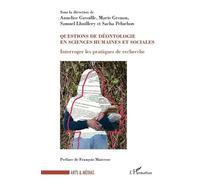 Raphaelle Moine Anne-Lise Ga Questions de déontologie en sciences h (Tascabile)