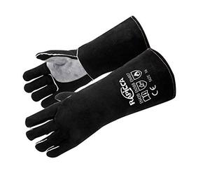 RAPICCA 16 Inches,662℉,Leather Forge/Mig/Stick Welding Gloves Heat/Fire Resistant, Mitts for Oven/Grill/Fireplace/Furnace/Stove/Pot Holder/BBQ/Animal handling gloves with 16 IN Long Sleeve
