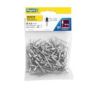 Rapid 5000378 Rivetti Standard Ø4x8 mm, Acciaio