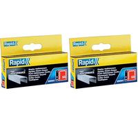 Rapid 11856225 No. 53 Graffe a Filo fine 6 mm, Acciaio (Confezione da 2)