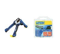 Rapid 23468100 Pinza Per Reti, Blu & 40108802 Punti Per Reti, Verde