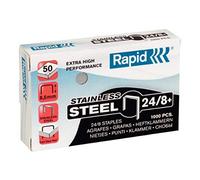 Rapid 24858300 - Punti metallici 24/8mm Super Strong, inossidabili, 1000 pezzi