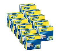 Rapid 24860100 - Confezione da 5.000 punti per pinzatrice in acciaio inox, dimensioni: 24/8+ mm 24/6