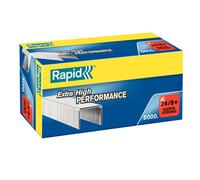 RAPID - 24860100 - Punti Rapid Super Strong - 24-8+ - acciaio zincato - metallo - Rapid - conf. 5000 pezzi - 49705 - Conf. da 1 Pz. - 24860100