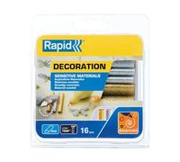 Rapid 40108463 Colla Rapid Oval a Bassa Temperatura Glitter Oro Argento, Assortiti
