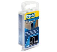 Rapid 40109528 No. 606 Graffe a Dorso Stretto 15 mm, Acciaio