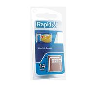 Rapid 40109599 No. 970 DP Graffe a Filo Piatto 14 mm, Acciaio