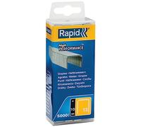 Rapid 40303081 No. 13 Graffe a Filo fine 10 mm, Zincati, 10mm