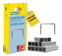 Rapid 40303084 No. 53 Graffe a Filo fine 8 mm, Acciaio, 8mm