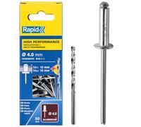 Rapid 5000386 Rivetti High Performance Ø4x18, Acciaio, ø4 mm