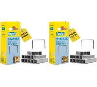 Rapid 5000556 Rapid No. 53F Graffe a filo fine 8 mm, Acciaio (Confezione da 2)