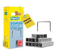 Rapid 5000558 Rapid No. 53F Graffe a filo fine 14 mm, Acciaio