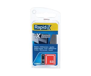 Rapid 53/12B 12mm Acciaio Inox Sottile Filo Graffette (Scatola 1080)