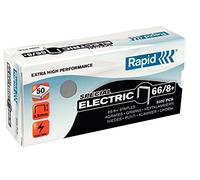Rapid 66/8+ Confezione di graffette 5000 punti metallici - Grafi (Pack di punti, 8,5 mm, 5000 punti, 66/8+, acciaio inossidabile, 50 fogli)