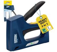 Rapid ALU740 PRO Graffatrice Manuale 2-in-1 per Graffe n. 140 e Chiodini n.8, Dotata di Impugnatura Ergonomica, Parti Interne in Acciaio e Regolatore di Forza a 2 Fasi (5001676)