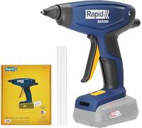 RAPID BGX500 Pistola per Colla a Caldo a Batteria con Riscaldamento Rapido, Regolatore di Flusso, Indicatore di Calore, Design con Grilletto a 4 Dita, Batteria non Inclusa, 410 g (5001517),Blue