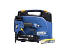 Rapid Chiodatrice Pneumatica PBS151 PRO per Graffe n.90 e Chiodi n.8 | Dotata di Impugnatura Ergonomica e una Pratica Valigetta per il Trasporto