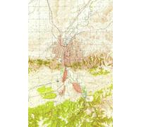 Rapid City South Dakota Map Journal: Vintage Map Notebook