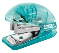 Esselte Rapid Mini Pinzatrice con Leva Punti Integrato e 1000 Punti Metallici Inclusi, Capacità 10 Fogli, Utilizzabile a Casa e in Ufficio, Gamma Colour'Breeze, 93 mm x 33 mm x 125 mm - Blu