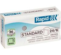 Rapid Punti metallici per cucitrice CF20X 24/6 mm - 1000 punti blu