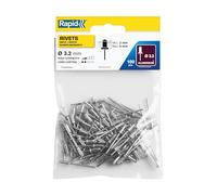 Rapid 5000377 Rivetti Standard Ø3,2x8 mm, Acciaio