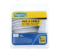 Rapid 40107358 Colla Rapid in stick da 12 mm per PVC &Cavi, Trasparente