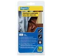 Rapid Confezione da 14 Stick di Colla per Tessuti e Pelle, Diametro 12 mm x 190 mm, Colore Giallo, Adatti per Moquette, Nabuk, Senza Solventi, Incollaggio Rapido (5001418)