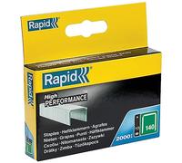 Rapid 11910731 No. 140 Graffe a Filo Piatto 10 mm, Acciaio, 10mm