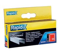 Rapid 11856225 No. 53 Graffe a Filo fine 6 mm, Acciaio