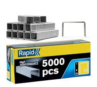 Punti galvanizzati - 13/6 - 6 mm - metallo - Rapid - conf. 5000 pezzi