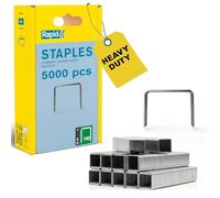 Rapid Graffe 140/8 - Acciaio zincato filo piatto 8 mm - Per plastica, cartone e tappeti - 5000 pz