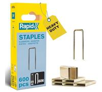 Rapid 40109531 No. 606 Graffe a Dorso Stretto 25 mm, Acciaio