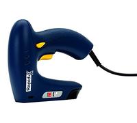 Graffatrice elettrica E100 - Sensore di sicurezza sul frontalino per evitare spari accidentali - Caricatore a doppia funzione - Leggera ed ergonomica - Peso 1kg - 15 x 18 x 31 cm - 2 anni di garanzia