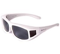 Rapid Eyewear bianca uomo - donna sovraocchiali da sole: polarizzati per Sopra Occhiali Graduate. Per la corsa, guida, ciclismo, tennis ecc. Protezione UV400