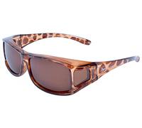 Rapid Eyewear sovraocchiali da sole tartarugati polarizzati per donna. Sopra occhiali per la guida, il ciclismo,il correre eccetera. Protezione uv400