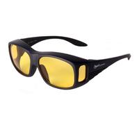 Rapid Eyewear uomo - donna sovraocchiali per guida di notte per copra occhiali vista. Lenti gialle con rivestimento antiabbagliamento, ideale per Inverno & notturna. Rivestimento antiriflesso HD
