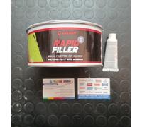 RAPID FILLER STUCCO A SPATOLA CON ALLUMINO A GRANA FINE - GELSON -
