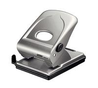 Perforatore FMC40 - massimo 40 fogli - 2 fori - passo 8 cm - argento - Rapid