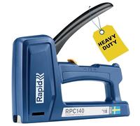 Rapid RPC140 Graffatrice Manuale per il Fissaggio di Materiali Pesanti su Pareti in Legno, Tecnologia PowerCurve per un aggraffaggio fino al 50% meno faticoso, Realizzata in Svezia, 161 x 37 x 185 mm