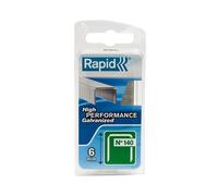 Rapid - Graffe zincate da 6,3mm 6 / 6NB Scatola stretta 970