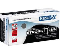 Punti Rapid Super Strong - 24/8+ - acciaio zincato - metallo - Rapid - conf. 5000 pezzi