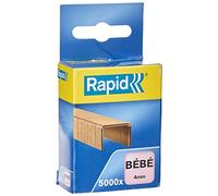 Rapid - Set di 3 confezioni da 5000 punti metallici Bambino rame (11974602)