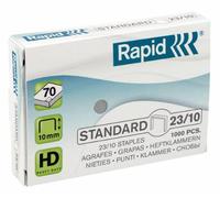 Rapid® Graffette standard 23/10 zincate (1000 pezzi), confezione da 1000 pezzi